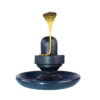 MAYAPURI Black Stone Shivling with Abhishek Plate, Shiva Lingam for Pooja (2.5 inches) - Image 4