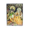 MAYAPURI Radha Krishna Iskcon Photo Frame for Wall & Table Decoration (7x5 inch) (Orange)