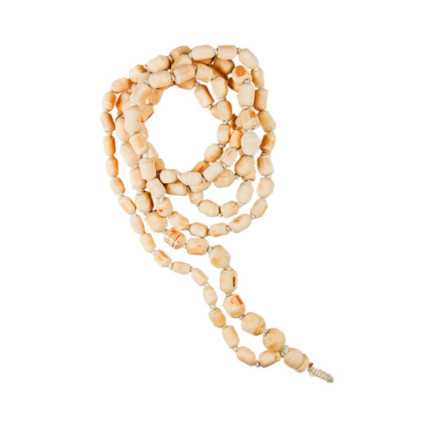 MAYAPURI Tulsi Japa Mala 108 + 1 Beads for Mantra Jaap, Bead Size: Small to Big