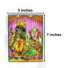 MAYAPURI Radha Krishna Iskcon Photo Frame for Wall and Table Decoration (7x5 inches) (Pink) - Image 5